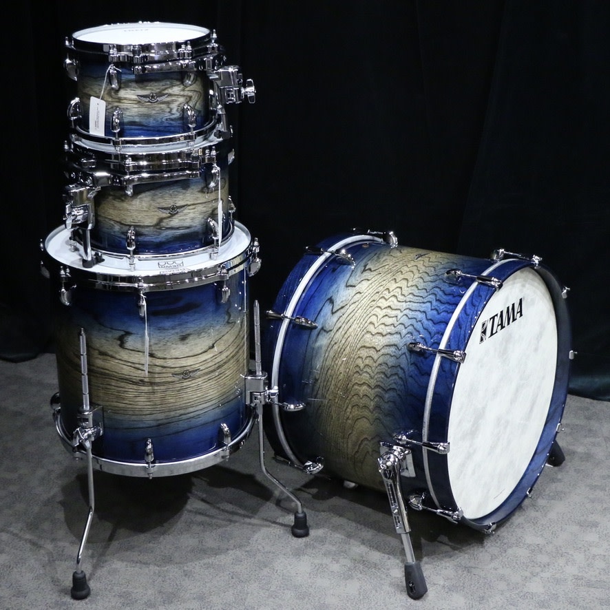 Tama STAR Walnut Drumkit 22101216in Indigo Japanese Sen Burst