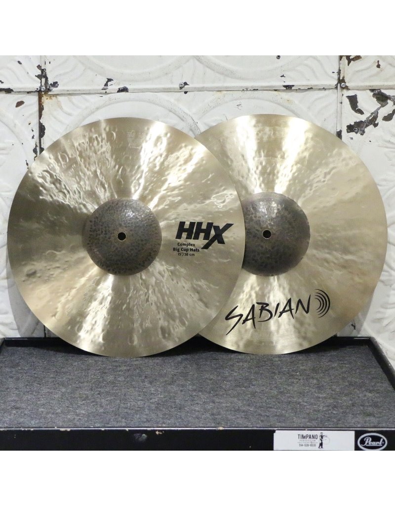 Sabian Sabian HHX Complex Medium Big Cup Hi-Hat Cymbals 15in (1128/1442g)