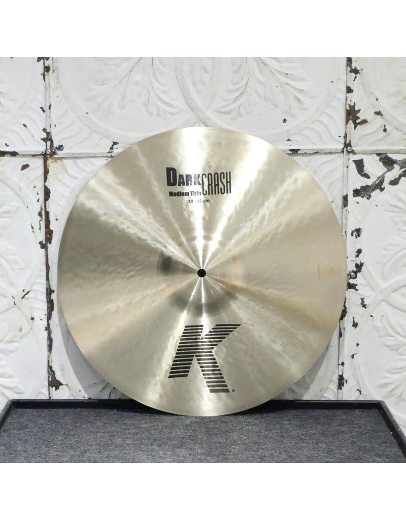 Zildjian Zildjian K Dark Medium Thin Crash Cymbal 18in (1484g)