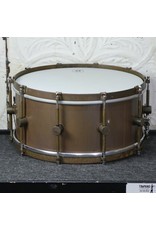 A&F Drum Co A&F Raw Brass Snare Drum 14X6.5in
