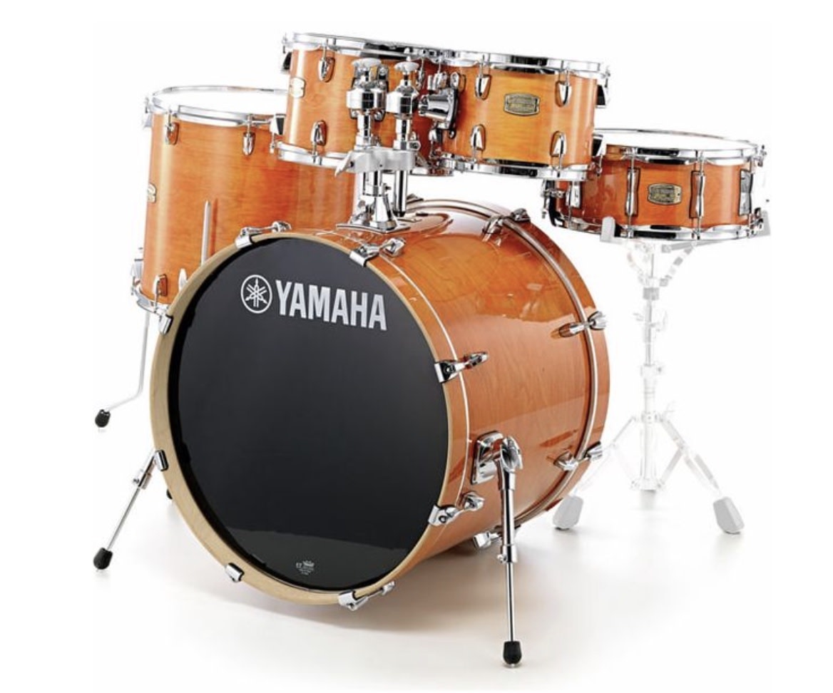 Yamaha Stage Custom Drum Set 22-10-12-16+14po- Honey Amber