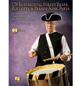 Hal Leonard 128 Rudimental Street Beats, Rolloffs, and Parade-Song Parts