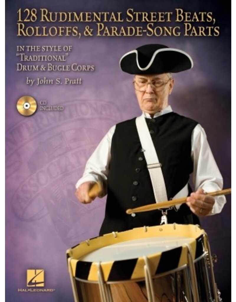 Hal Leonard 128 Rudimental Street Beats, Rolloffs, and Parade-Song Parts
