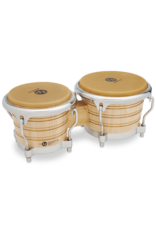 Latin Percussion LP Generation II Wood Bongos Bongos Comfort Curve II Rims Chrome Hardware