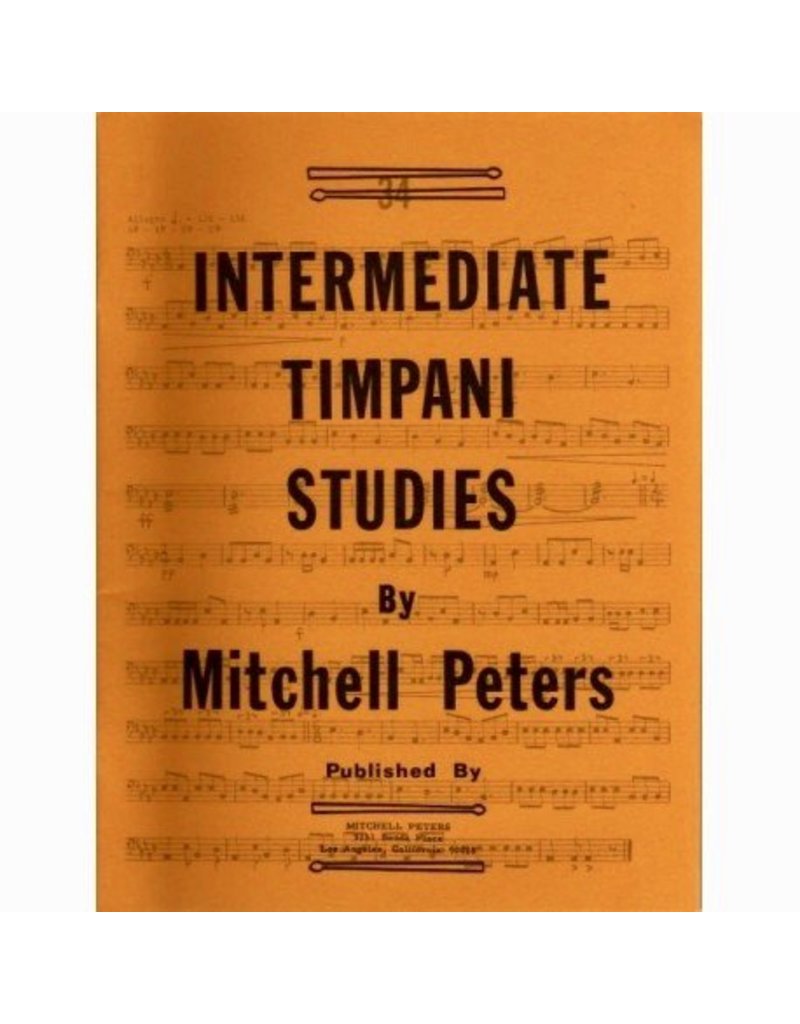Try Publications Intermediate Timpani Studies, Mitchell Peters