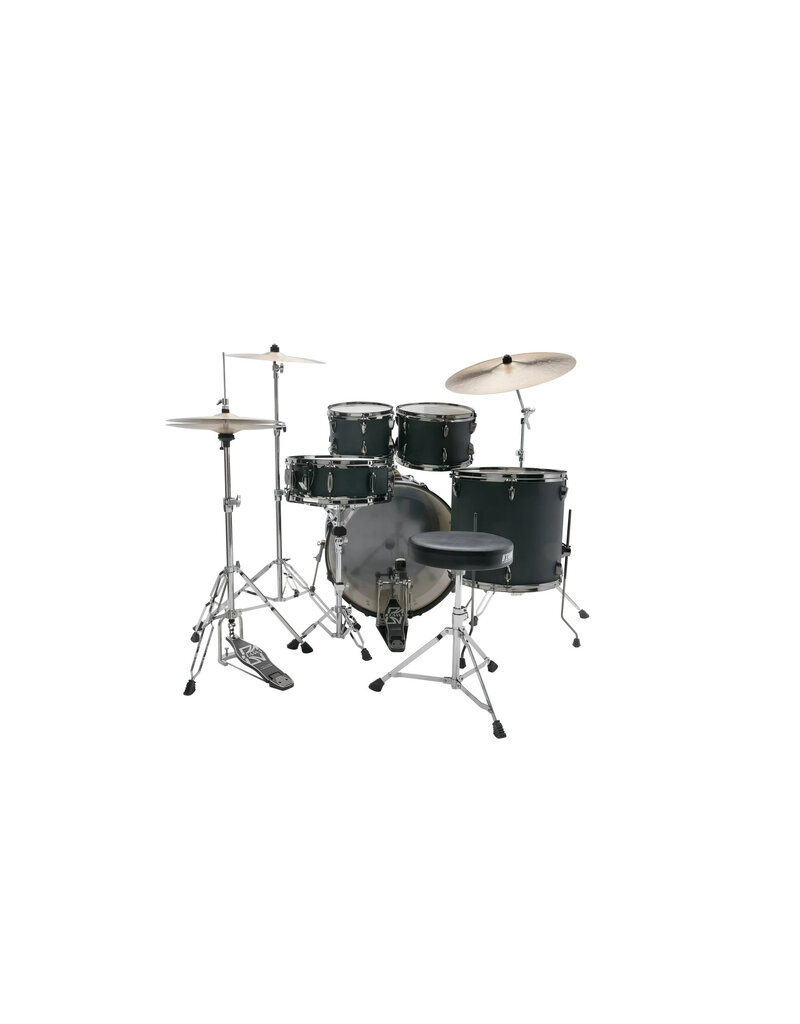 Tama Tama Imperialstar 22-10-12-16+14in Drum Kit- Blacked Out Black,  with hardware