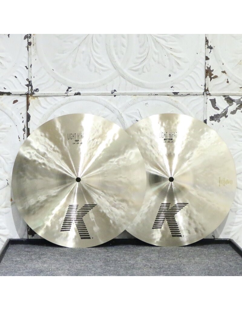 Zildjian Zildjian K Light Hi Hat Cymbals 14in (944/1196g)