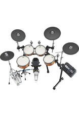 Yamaha Real Wood Electronic Drum Kit with DTX-PRO DTP8-M (Mesh Pad Set) DTC8 (Cymbals + Hardware) RS8 rack