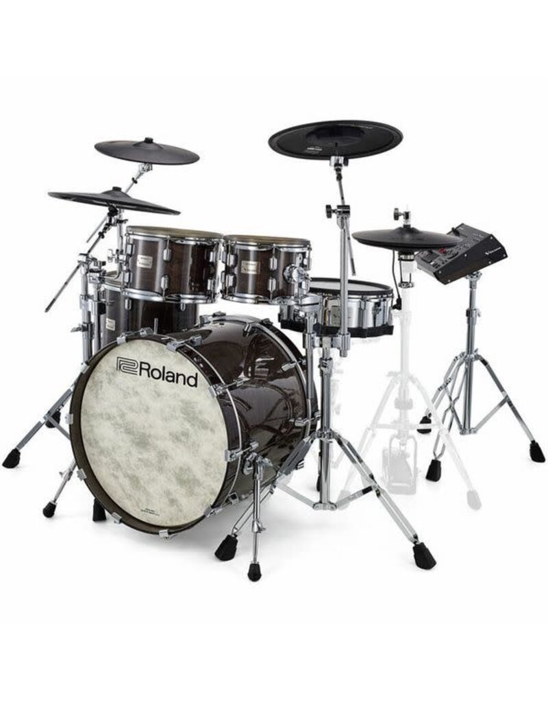 Roland Roland VAD706-GE V-Drums Acoustic Design Kit - Gloss Ebony INCLUDING a DW 5000 series hardware pack