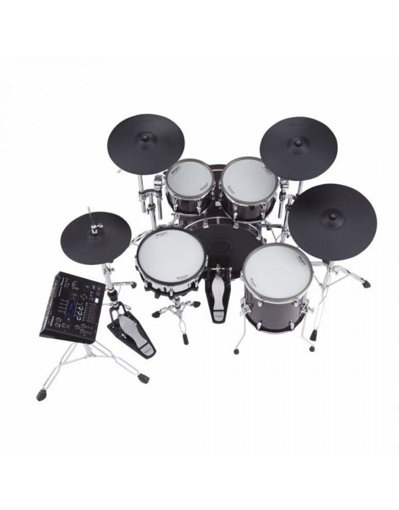 Roland Roland VAD706-GE V-Drums Acoustic Design Kit - Gloss Ebony INCLUDING a DW 5000 series hardware pack