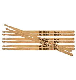 Vic Firth Vic Firth American Classic Terra Series 4pr 5B Value Pack Drum Sticks