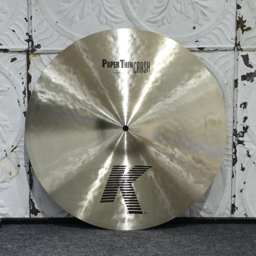 Cymbale crash Zildjian K Paper Thin 18po (1142g) - Timpano-percussion