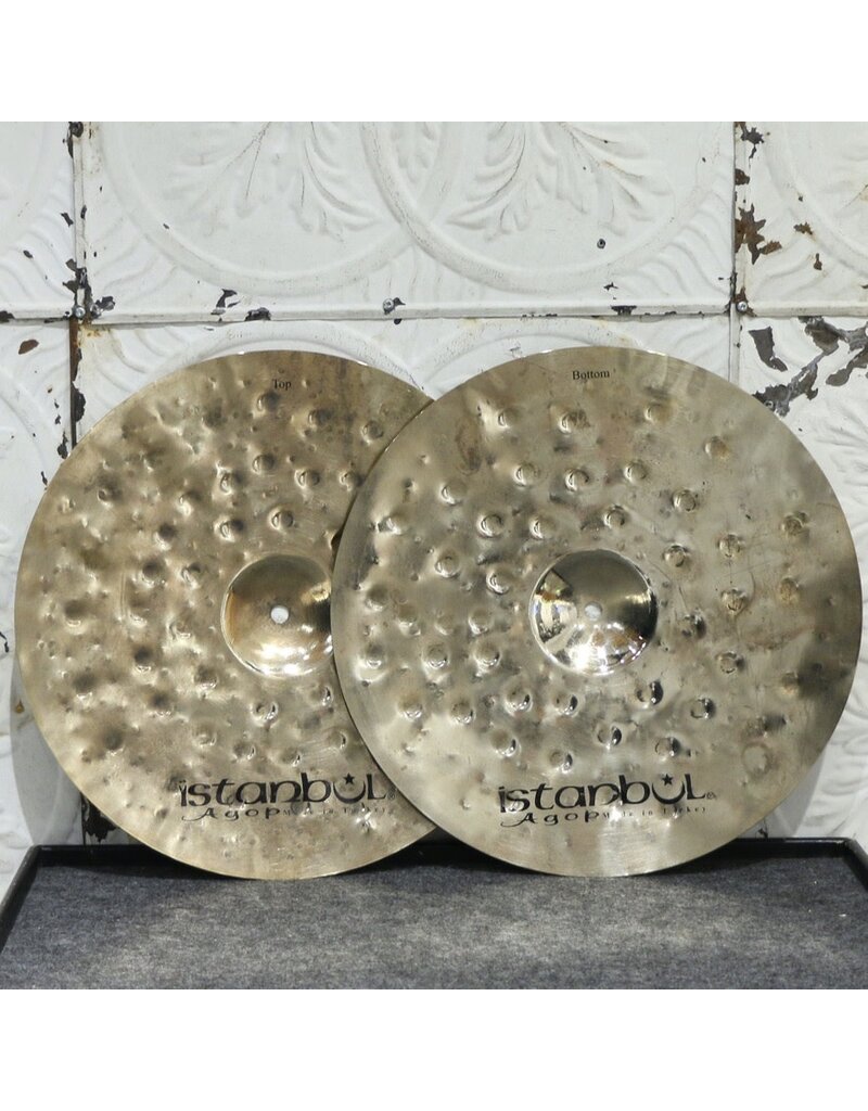 Istanbul Agop Cymbales hi-hat Istanbul Agop Xist Dry Dark Brilliant 15po (728/1132g)