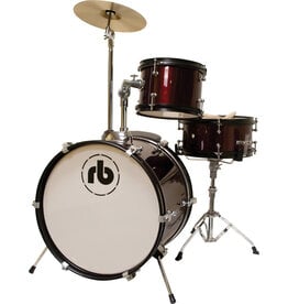 RB RB 3-Piece Junior Drum Kit - Metallic Wine Red