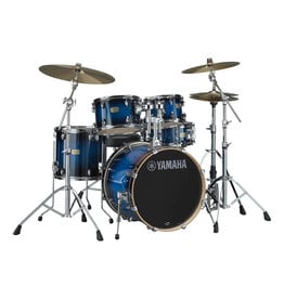 Yamaha Yamaha Stage Custom Drum Kit 20-10-12-14+14SD - Deep Blue Sunburst