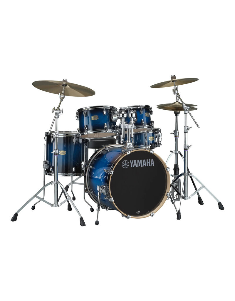 Yamaha Yamaha Stage Custom Drum Kit 20-10-12-14+14SD - Deep Blue Sunburst