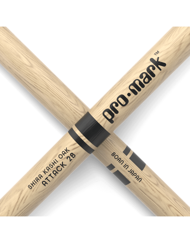 Promark ProMark Attack 2B -  Lacquered Shira Kashi Oak drumsticks