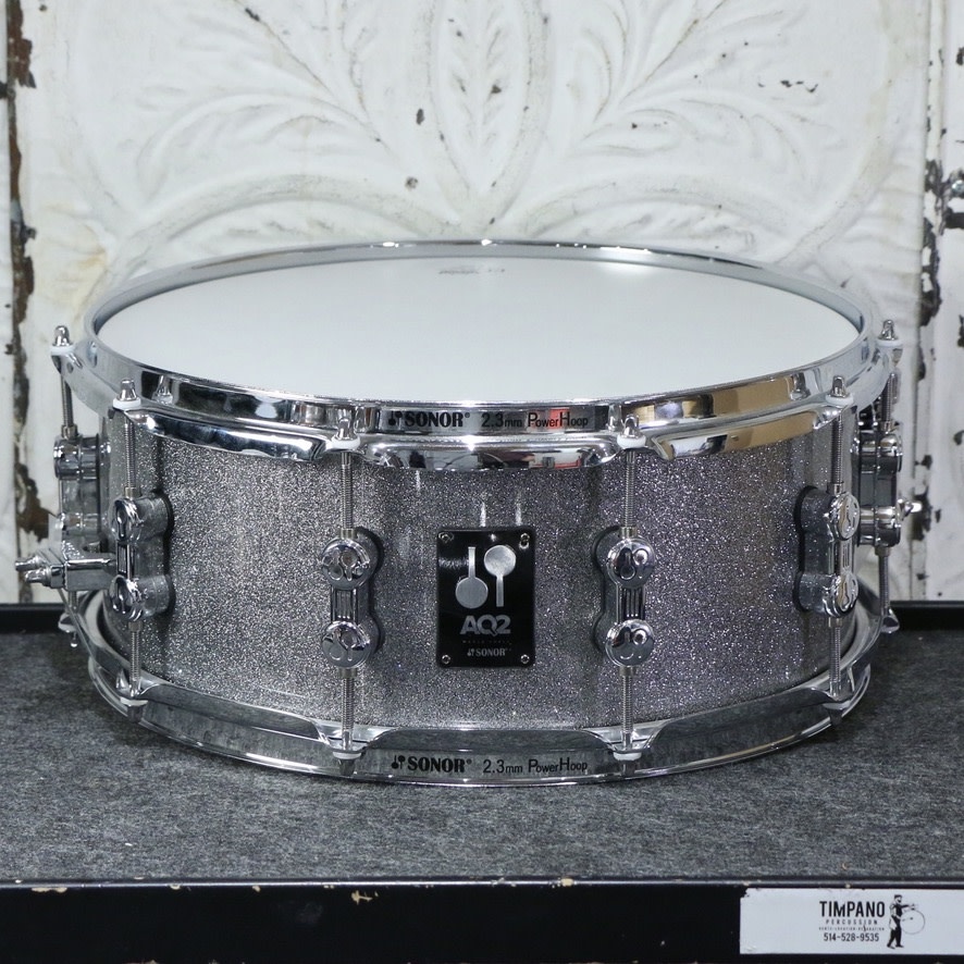 Sonor AQ2 Snare Drum 14X6in Titanium Quartz Timpano