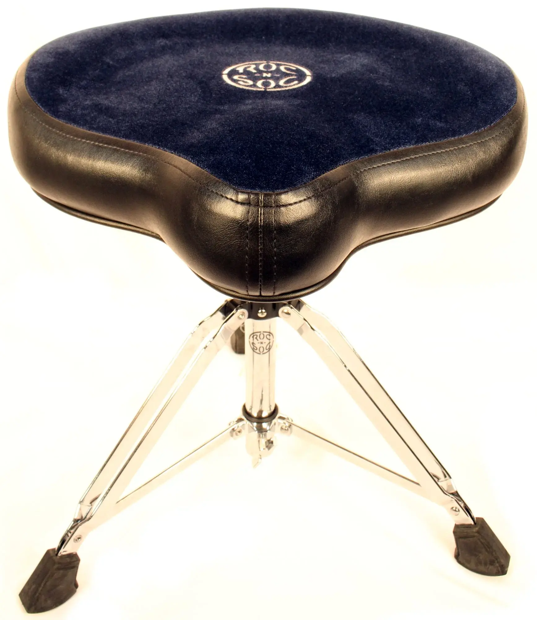 RocNSoc Manual Drum Throne Original Blue Timpanopercussion