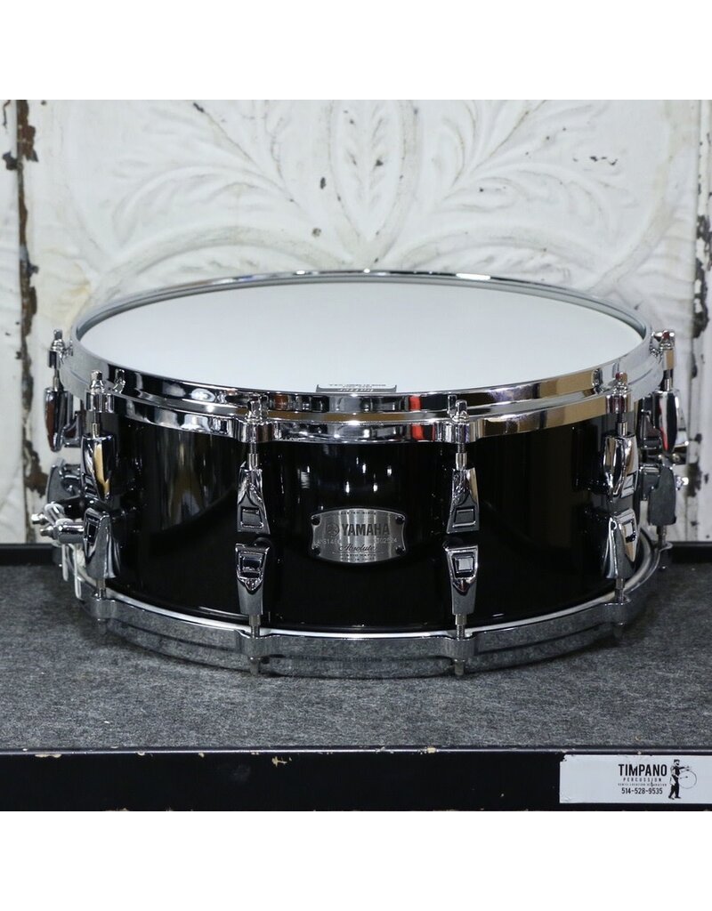 Yamaha Absolute Maple Hybrid Snare Drum 14X6in Solid Black