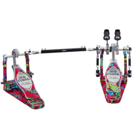 Tama TAMA 50th Limited Iron Cobra Marble Psychedelic Rainbow Power Glide Twin Pedal