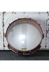 A&F Drum Co A&F Featherweight Snare Drum Burnt Orange Patina 14X4in