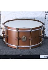 A&F Drum Co A&F Featherweight Snare Drum 14X6.5po - Burnt Orange Patina