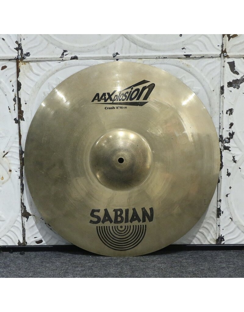 Sabian Cymbale crash usagée Sabian AAX X-Plosion 18po (1562g)