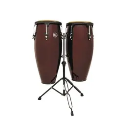 Latin Percussion Ensemble de conga en bois de noyer Siam 11 pouces/12 pouces Série LP Aspire