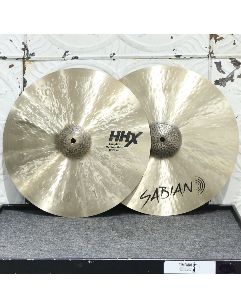 Sabian Sabian HHX Complex Medium Hi-hat Cymbals 15in (1088/1446g)