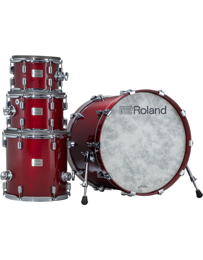 Roland Roland VAD706-GC V-Drums Acoustic Design Kit - Gloss Cherry INCLUDING a DW 5000 series hardware pack