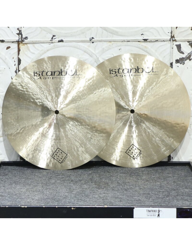 Istanbul Agop Cymbales hi-hat Istanbul Agop Traditional Jazz 14po (906/1090g)