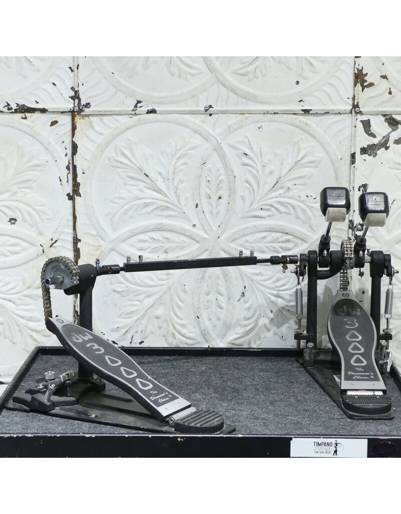 DW Used DW 3000 Double Bass Drum Pedal