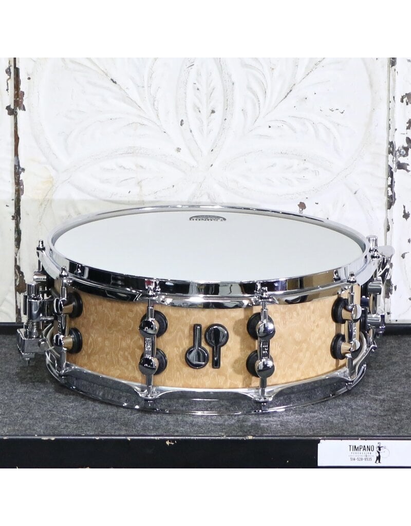 Sonor Sonor SQ2 Medium Maple Snare Drum 14X5in - Birdseye Amber