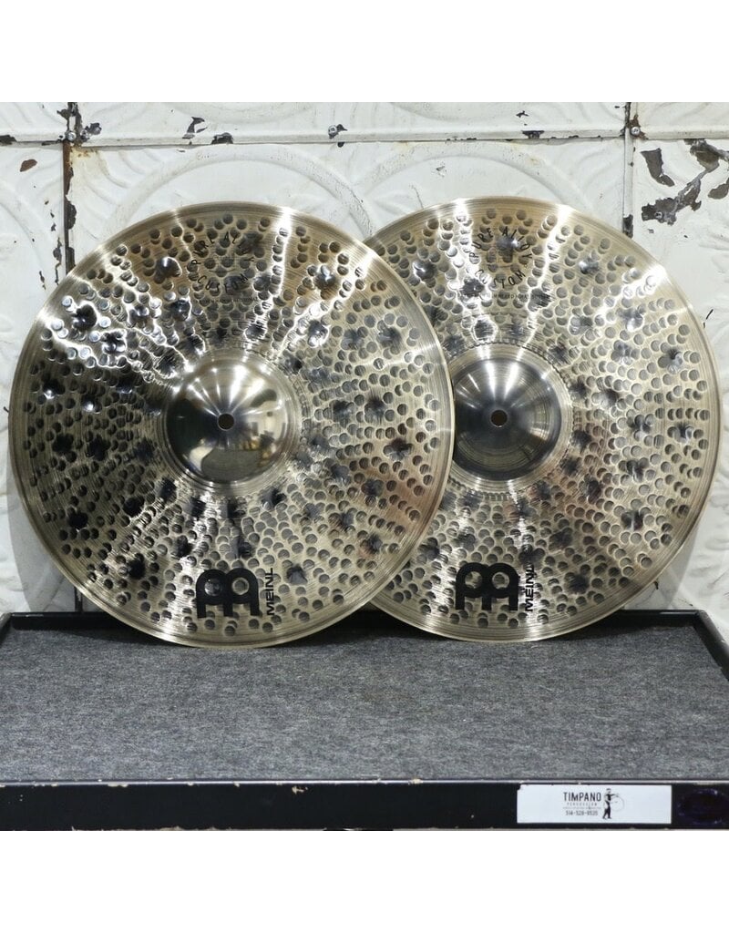 Meinl Cymbales hi-hat Meinl Pure Alloy Custom Extra Thin Hammered 15po (1038/1106g)