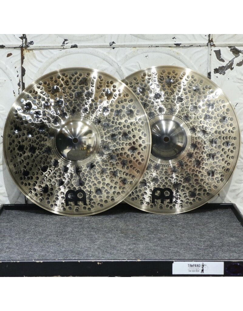 Meinl Meinl Pure Alloy Custom Extra Thin Hammered HI-Hat Cymbals 15in (1038/1106g)
