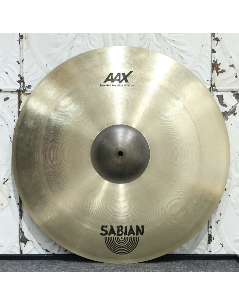 Sabian Cymbale ride usagée Sabian AAX Raw Bell Dry 21po (3208g)