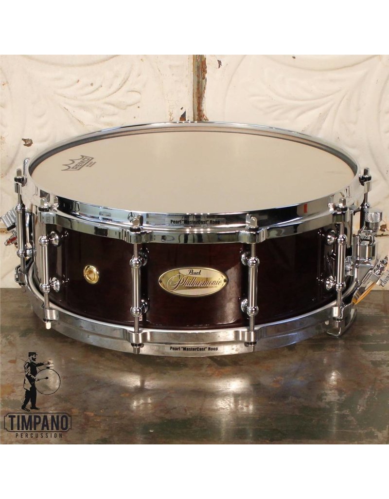 Pearl Pearl Philharmonic Series 6 ply Maple shell Die Cast Hoops w/Triad  Strainer 14X5in - Timpano-percussion