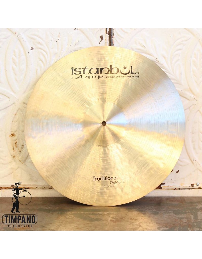 Istanbul Agop Istanbul Agop Traditional Thin Crash Cymbal 17in