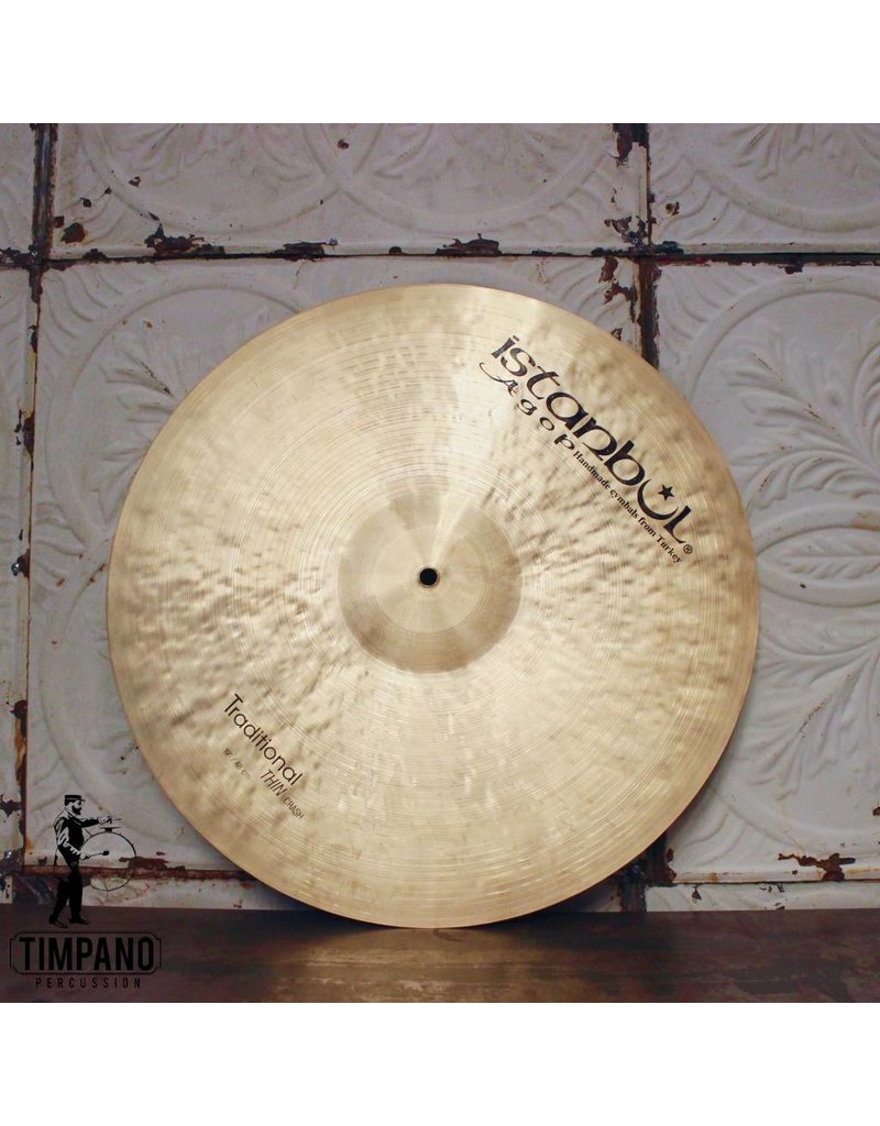 Istanbul Agop Cymbale crash Istanbul Agop Traditional Thin 19po