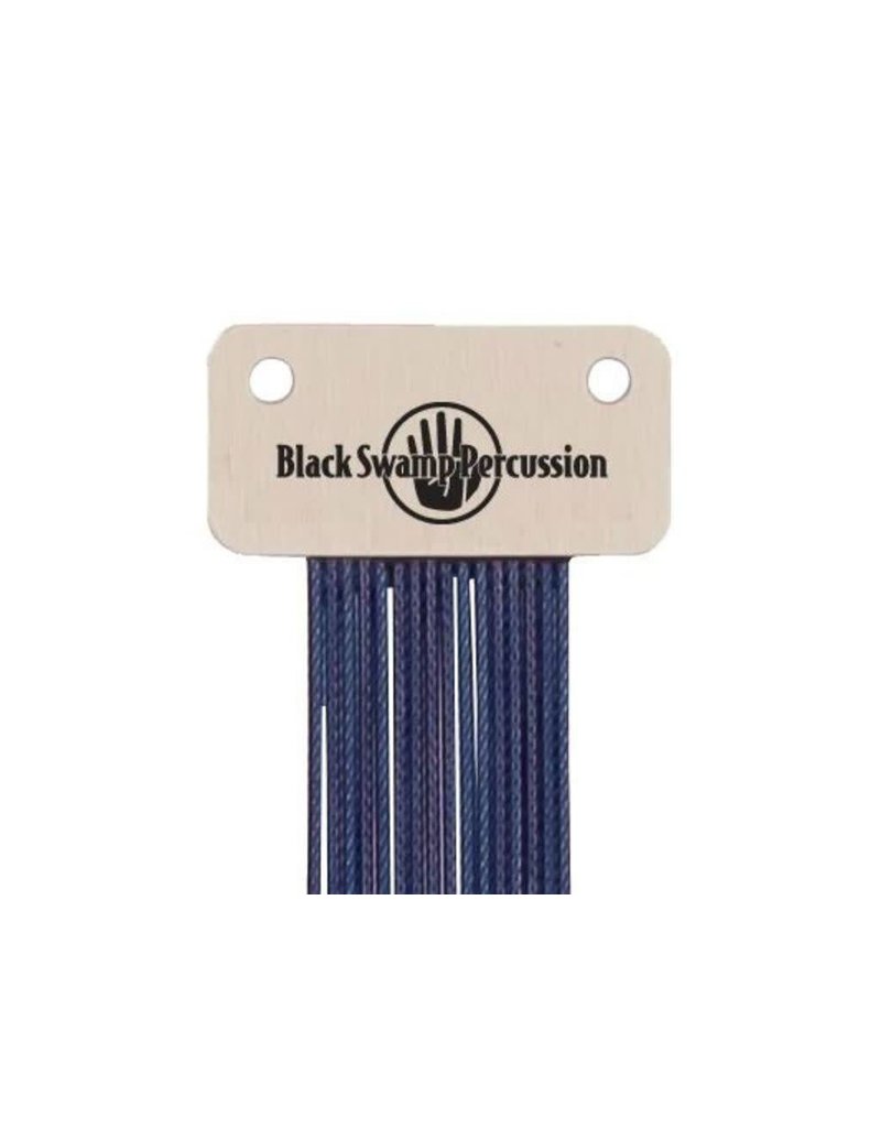 Black Swamp Percussion Chaînes de caisse claire Black Swamp Blue Coated Stainless Wrap-around style