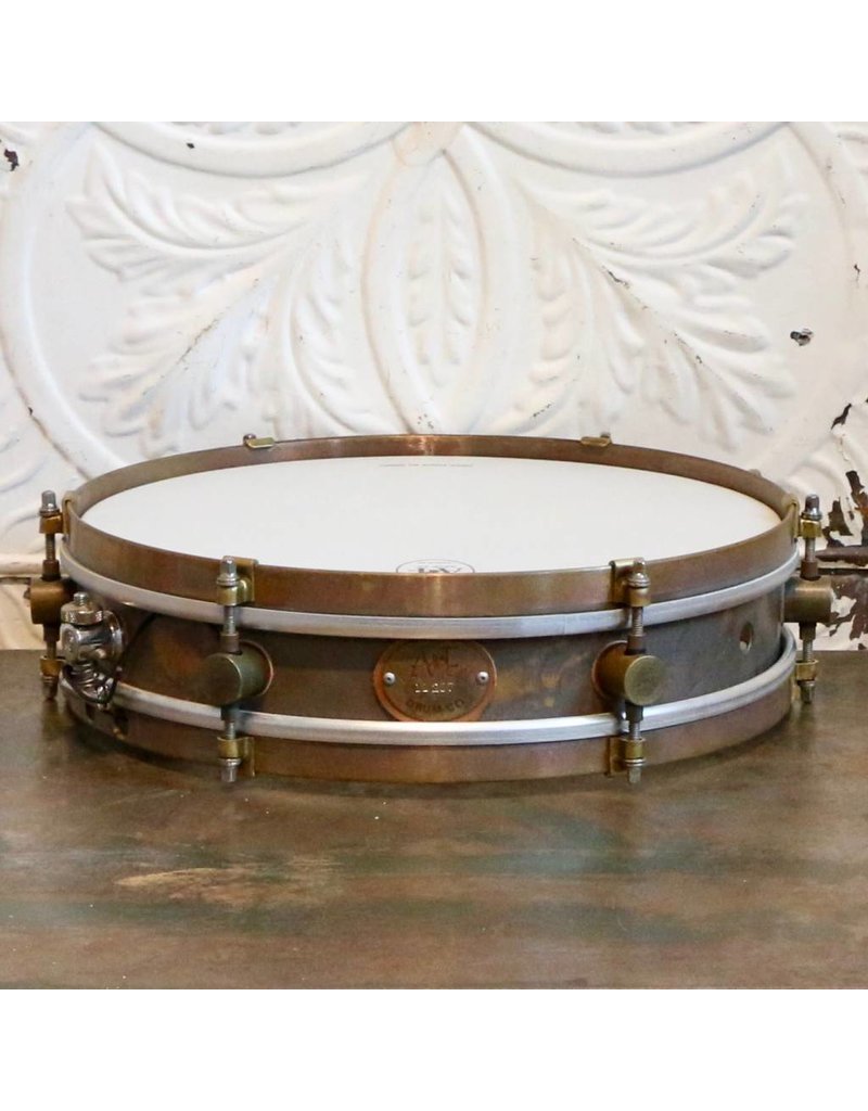 A&F Drum Co A&F Rude Boy Raw Brass Snare Drum 13X3in + internal snare