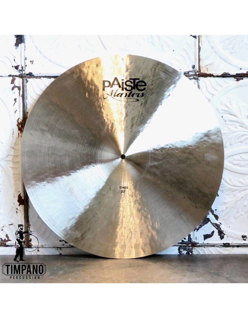 Paiste Cymbale crash/ride Paiste Masters Thin 22po