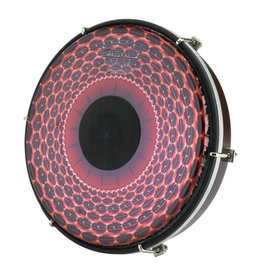 Remo Tambour sur cadre Remo Tablatone Red Radial Flare 2X12po