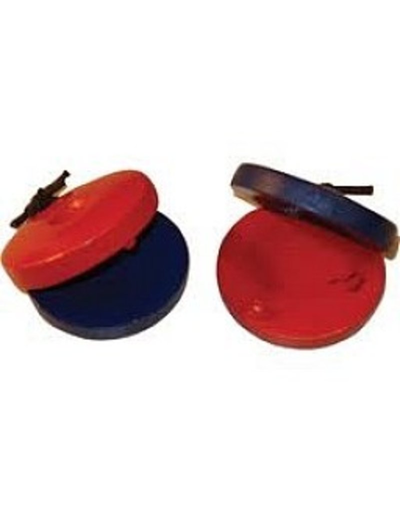 Mano Mano Wood Castanets Red and Blue