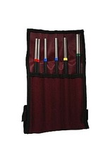 Grover Grover Standard Alloy Tubular Triangle Beater Set (6 Pc) with Case
