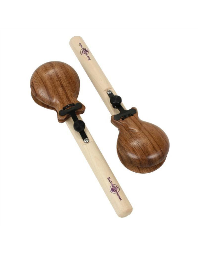 Black Swamp Percussion Grenadillo castanets on handles (pair) -  Timpano-percussion