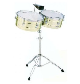 Latin Percussion LP Matador Brass Timbales 14in & 15in