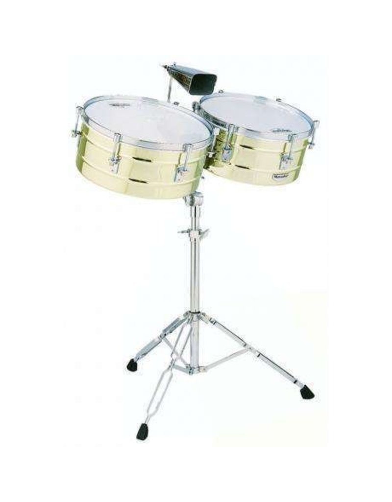 Latin Percussion LP Matador Brass Timbales 14in & 15in