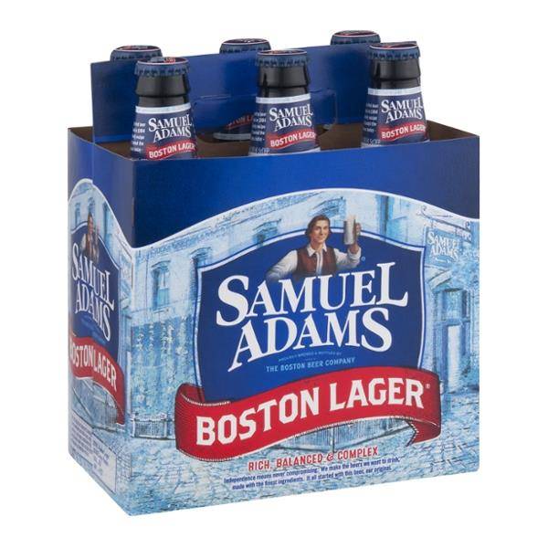 Sam Adams Boston Lager 6 pack btl 12 oz